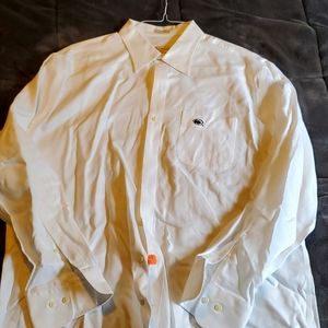 Penn State embroidered Peter Millar pure white XL Dress shirt